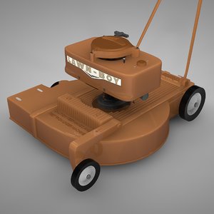 lawn mower l022 3D