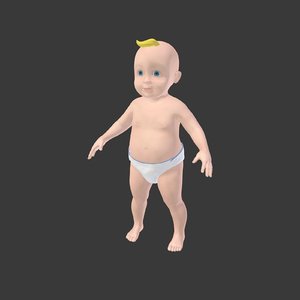 baby doll 3D model