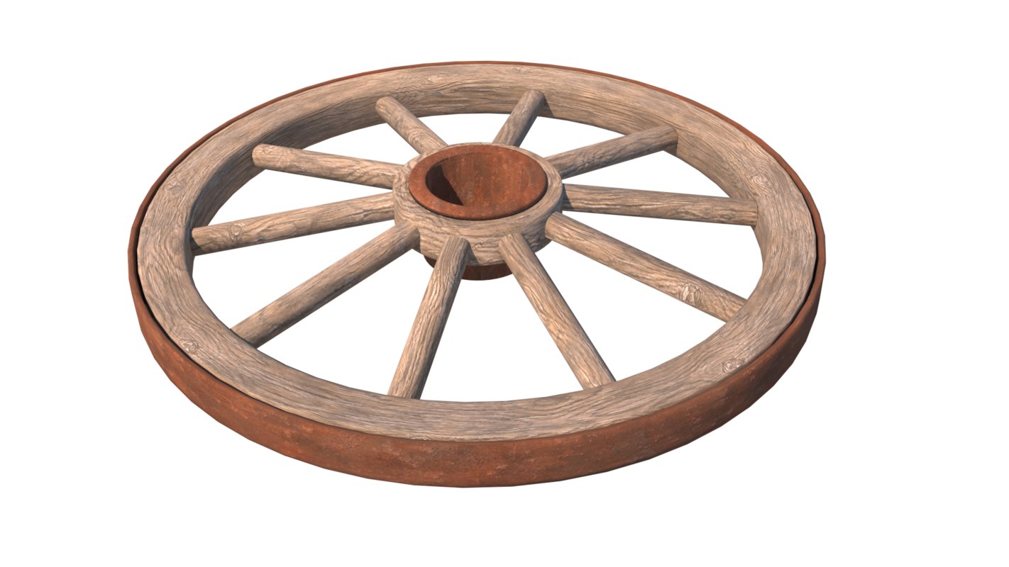 Cart wheel 3D model TurboSquid 1300716