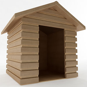 3D dog house model