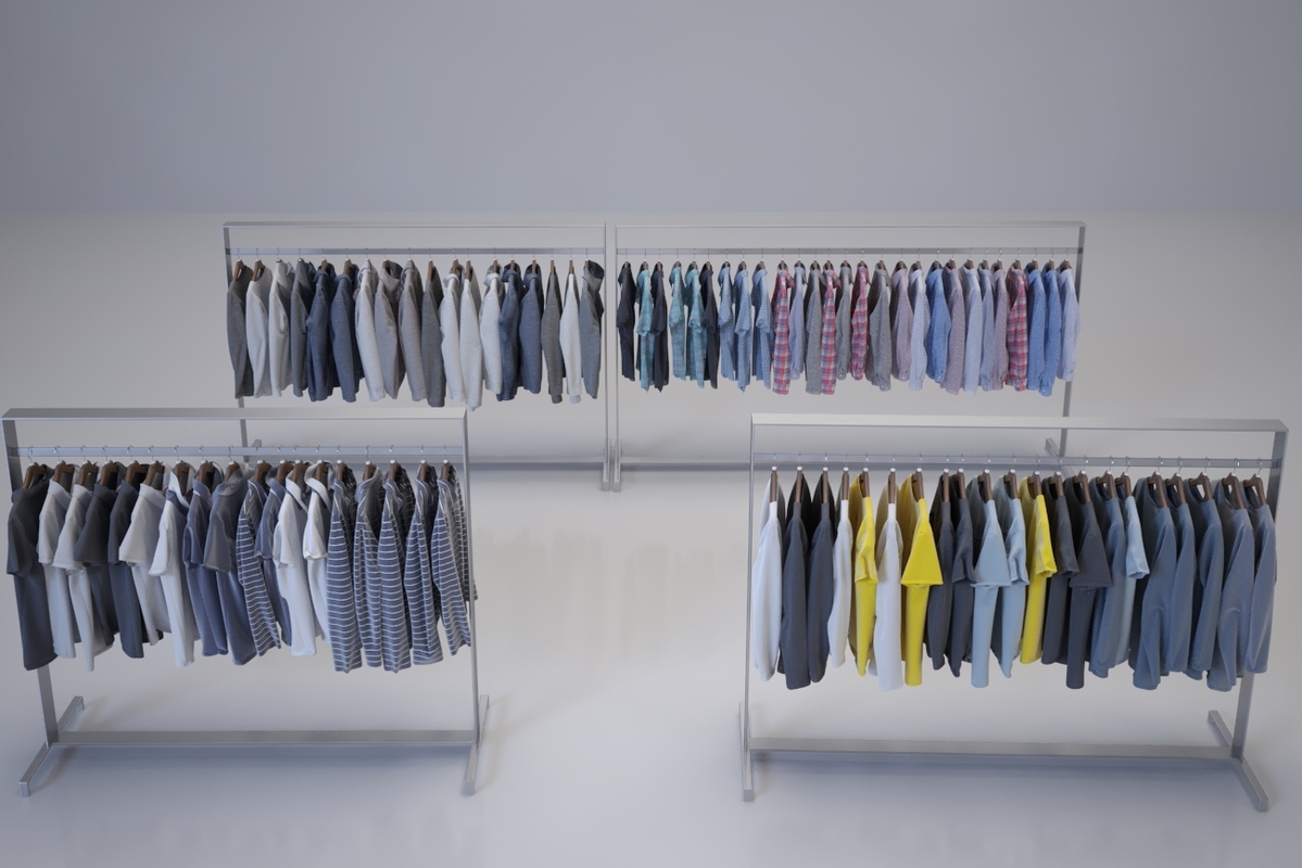 clothes rack 3d models