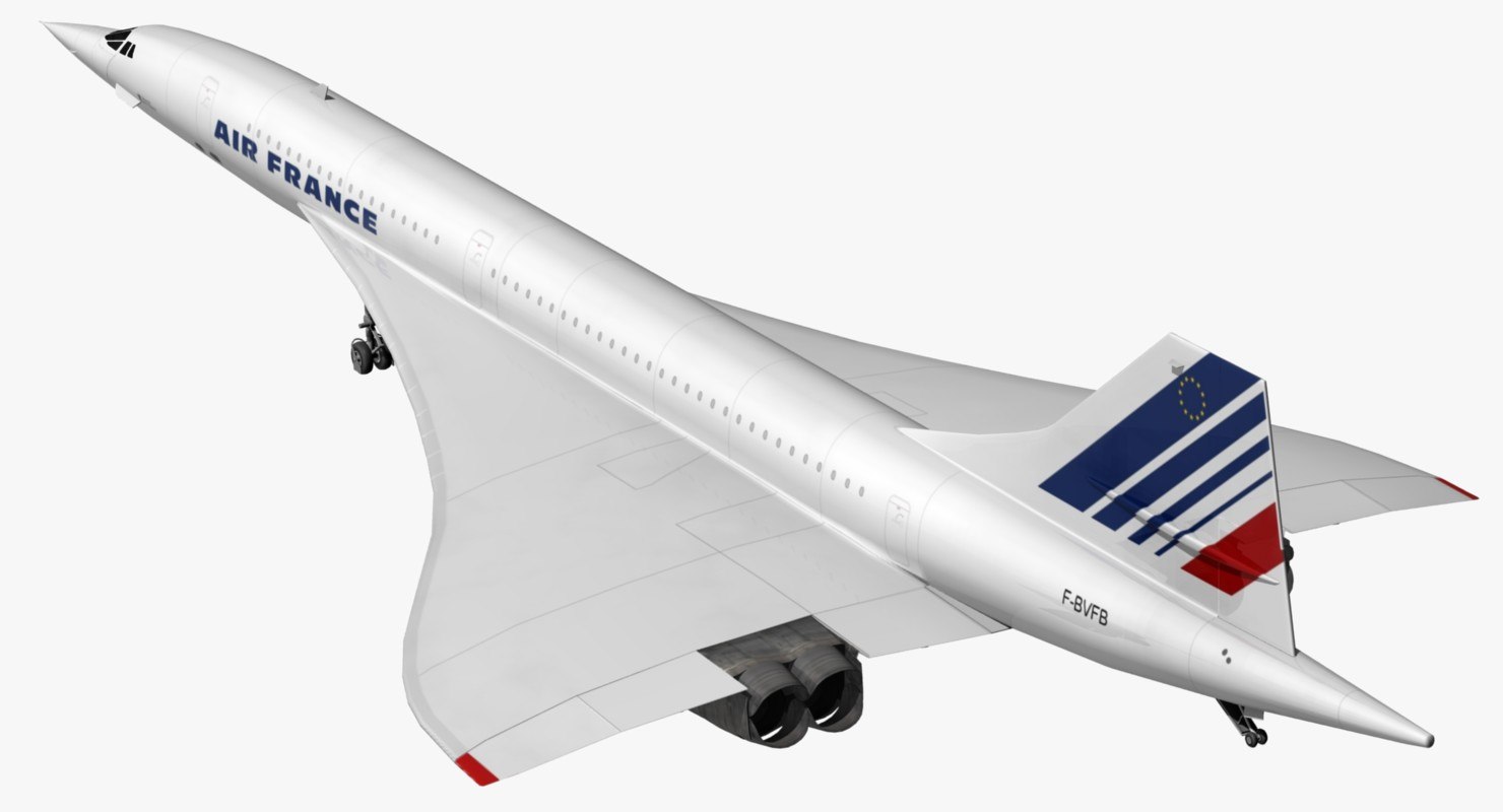 Concorde Free 3d Model