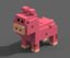 3D model voxel animals