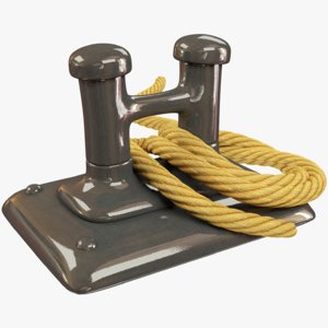 bitt rope 3D model
