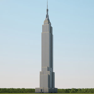 3D model empire state building