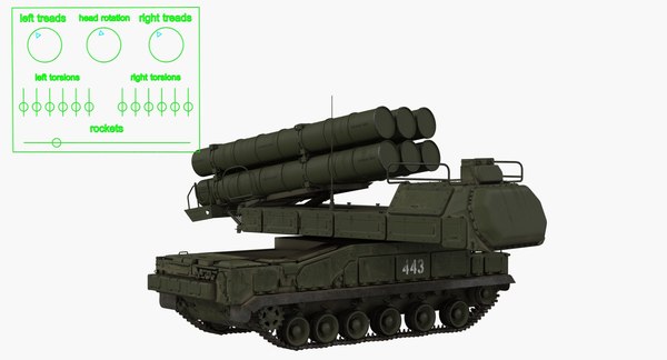 Buk missile sa11 gadfly model - TurboSquid 1301374