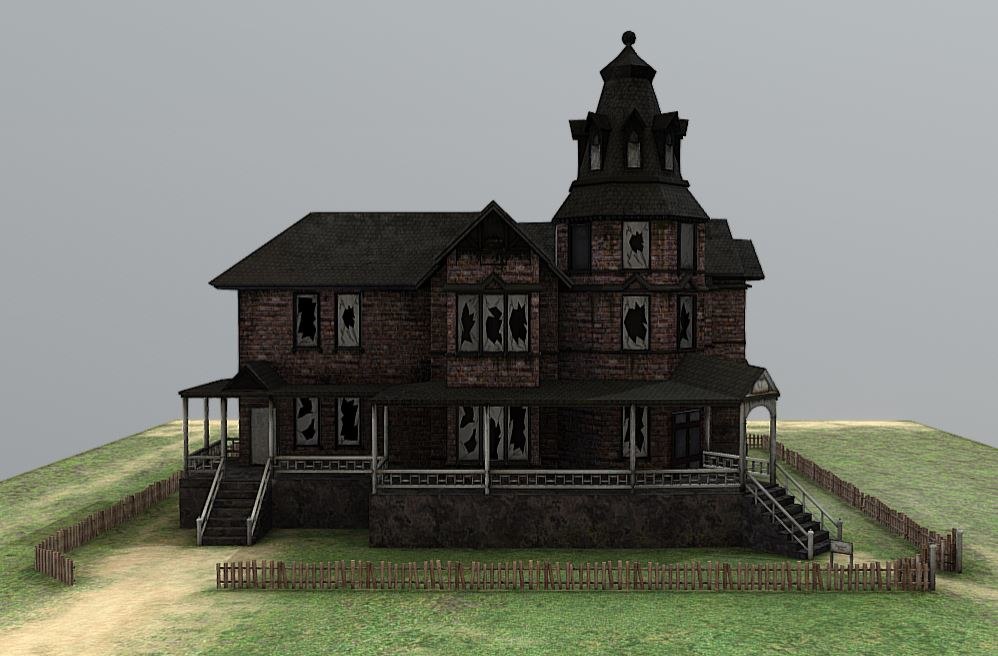 Haunted house home 3D model TurboSquid 1301523
