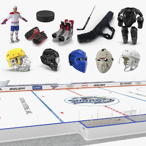 hockey 2 3D model