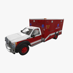 ambulance f-550 3D model