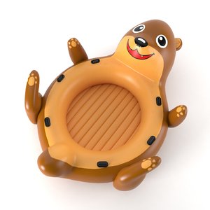 inflatable otter 3D model