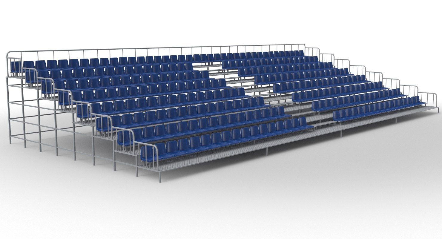3D model stadium bleacher TurboSquid 1301757