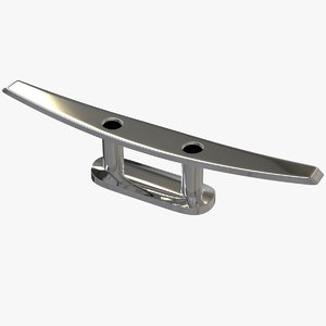 3D stainless steel boat accessorie model