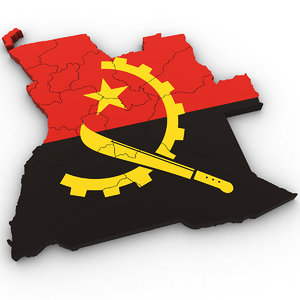 3D angola country