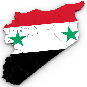 syria regions 3D model