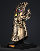 3d infinity gauntlet thanos model - thanos fortnite 3d model