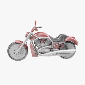 3D model motorcycle motor cycle