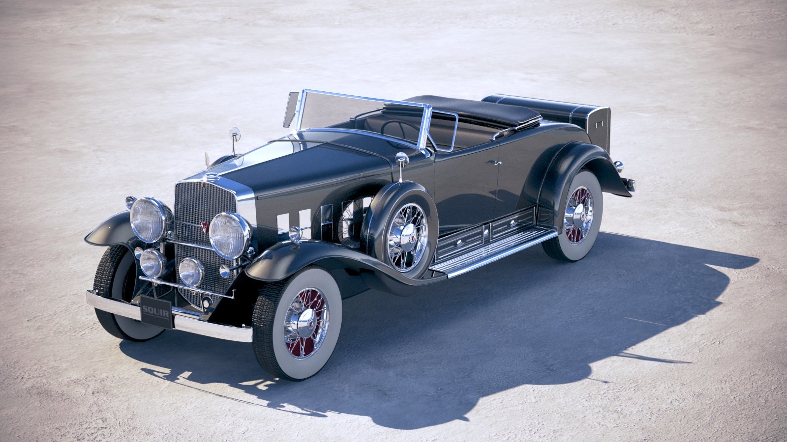 凯迪拉克v16 1930 roadster vray3d模型