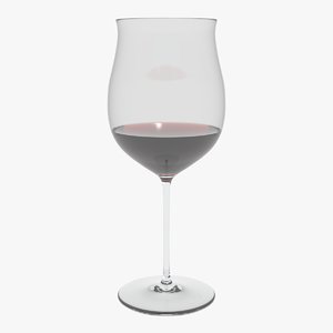 3D glass riedel superleggero burgundy