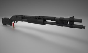 3D - remington 870 model