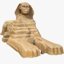 great sphinx giza scan 3D model