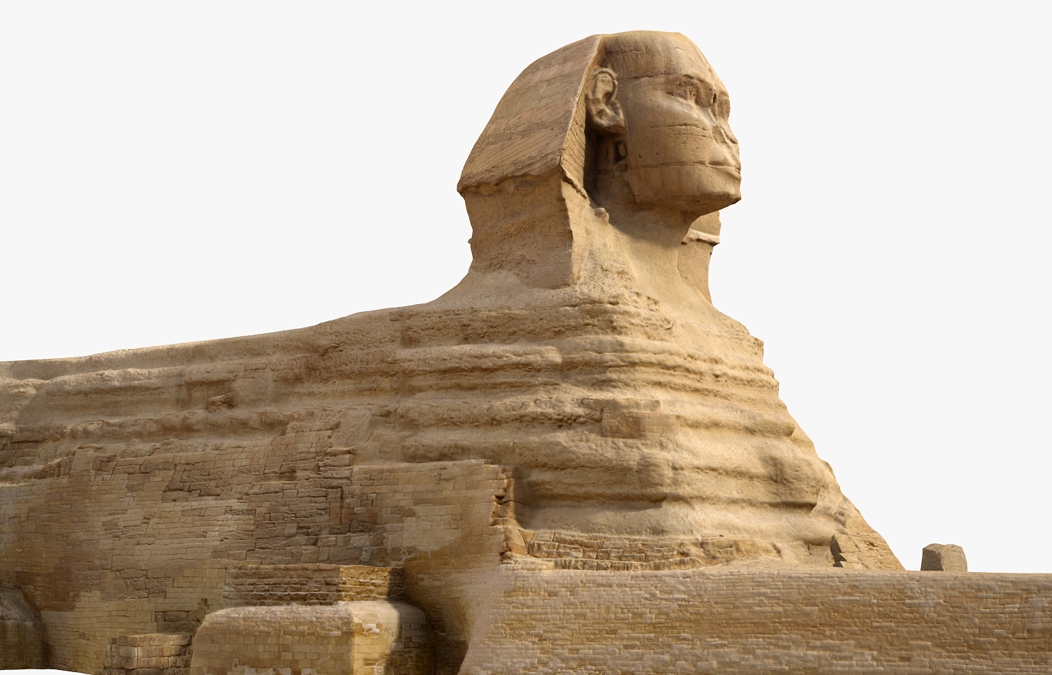 Great sphinx giza scan 3D model - TurboSquid 1302443