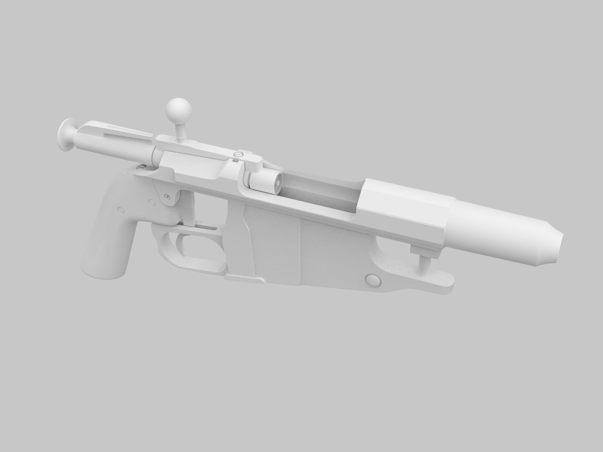 WWI russische Obrez Pistole 3D-Modell - TurboSquid 1302466