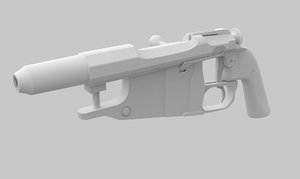 3D obrez pistol russian model