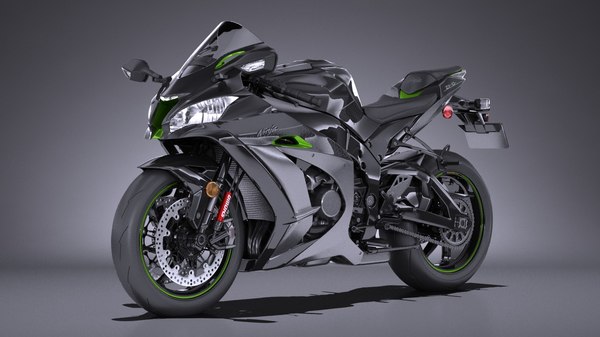 model kawasaki zx10r - TurboSquid 1302504