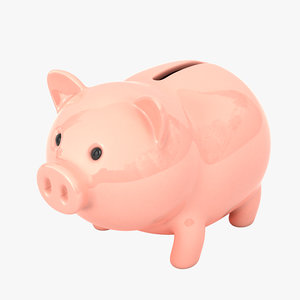 3D piggy bank