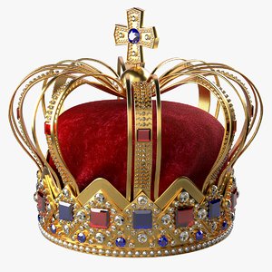 king crown 3D model