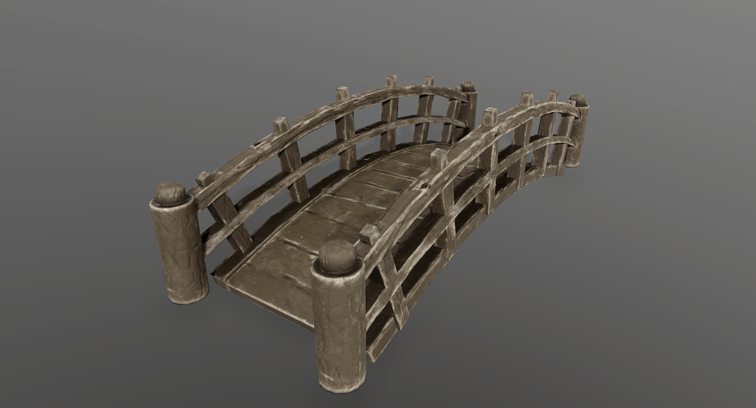 cartoon bridge model