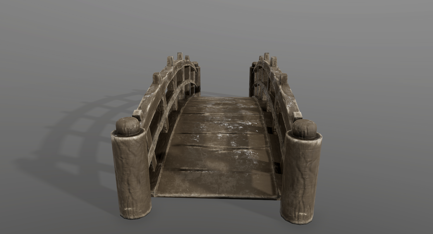 cartoon bridge model