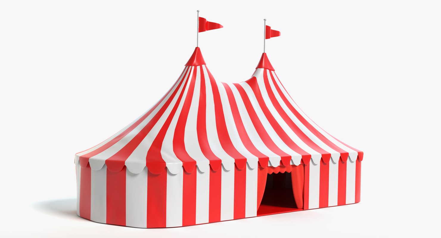 3d Circus Tent Turbosquid 1302737