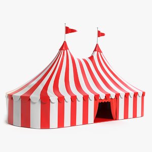 3D circus tent