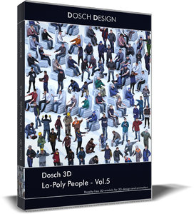 3D lo-poly people vol 5