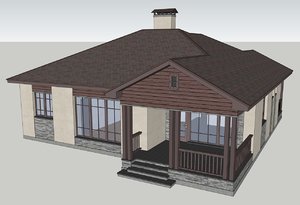 country house 3D model