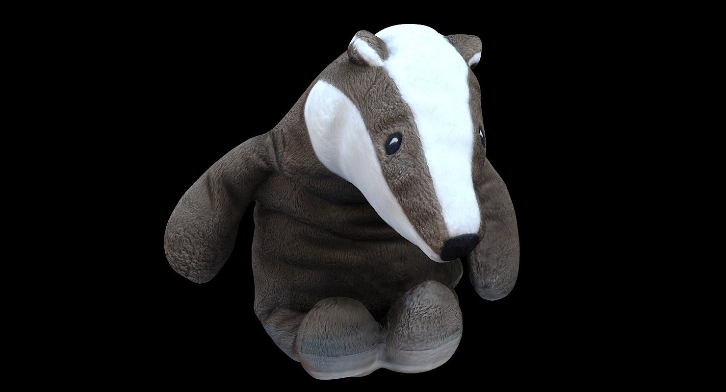 plush badger toy