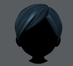 boy hair 3D model