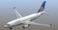 3D 4 passenger airliners