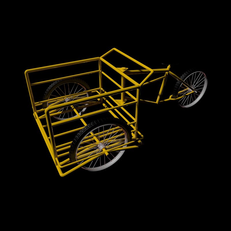 Tricycle 3D model TurboSquid 1303242