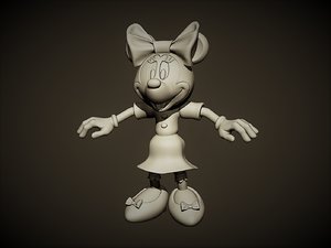 3D model minnie mouse