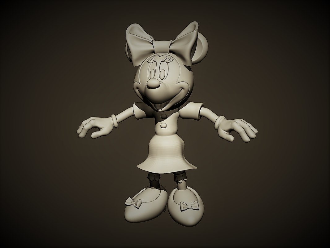 Minnie Mouse 3D Model