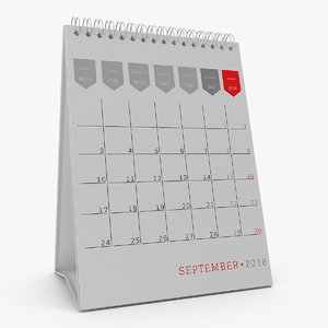 Calendar 3D Models for Download | TurboSquid