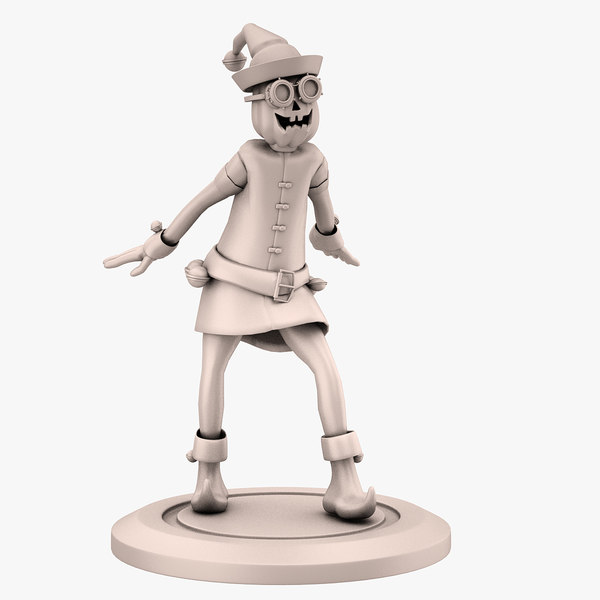 3D model gnome print elf