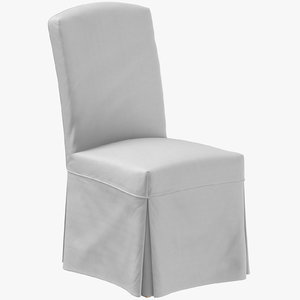 3D transitional dining chair model
