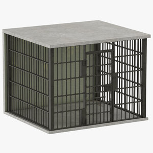 jail cell 3D model