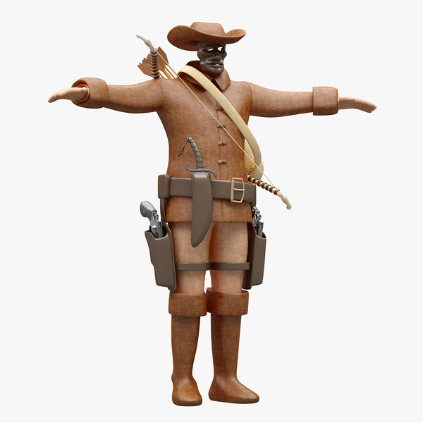 3D cowboy cloth model - TurboSquid 1303696