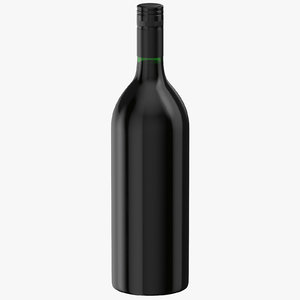 bottle wine 3D model