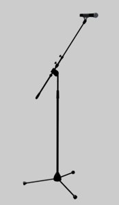 microphone stand 3D model