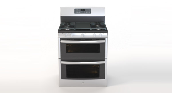 modelo 3d Gama de convección de horno doble de gas independiente de general  eléctrico - TurboSquid 1304043